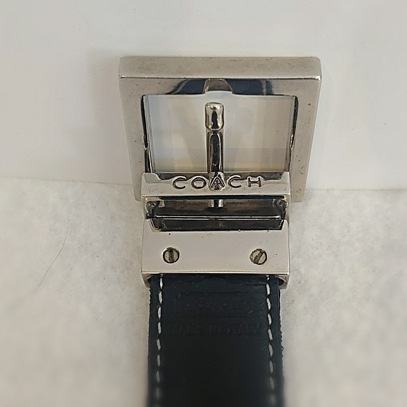 Coach reversible canvas and leather belt - Picture 9 of 11